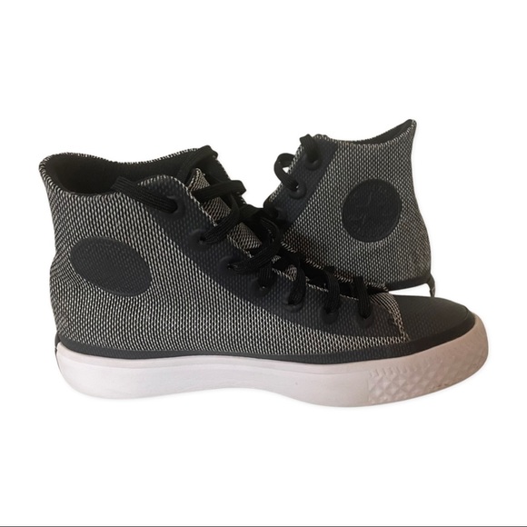 Converse Shoes - Converse High Top Modern Shoes Size 7 Gray, Navy Blue and White